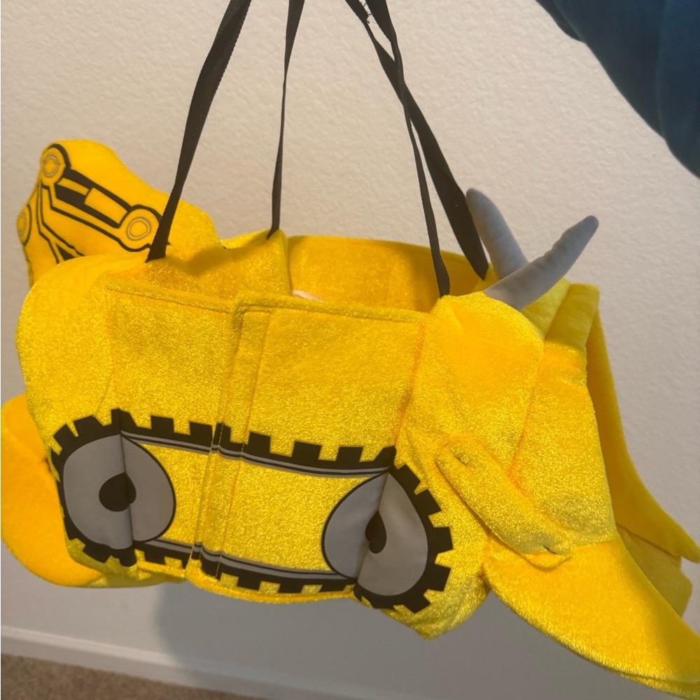 Yellow Bulldozer Kids Costume